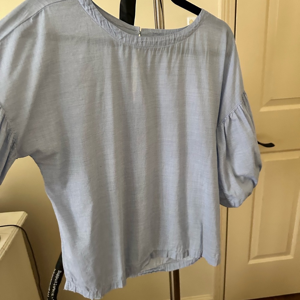 LOFT Soft Blue Women's Blouse